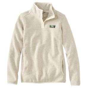 LL Bean Sweater Fleece Pullover - Size M